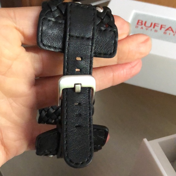 Buffalo David Bitton braided leather band watch main image 11